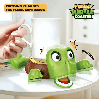Turtle Cup Holder, Funny Expression, Turtle Drink Coaster Holder - ZenGoods