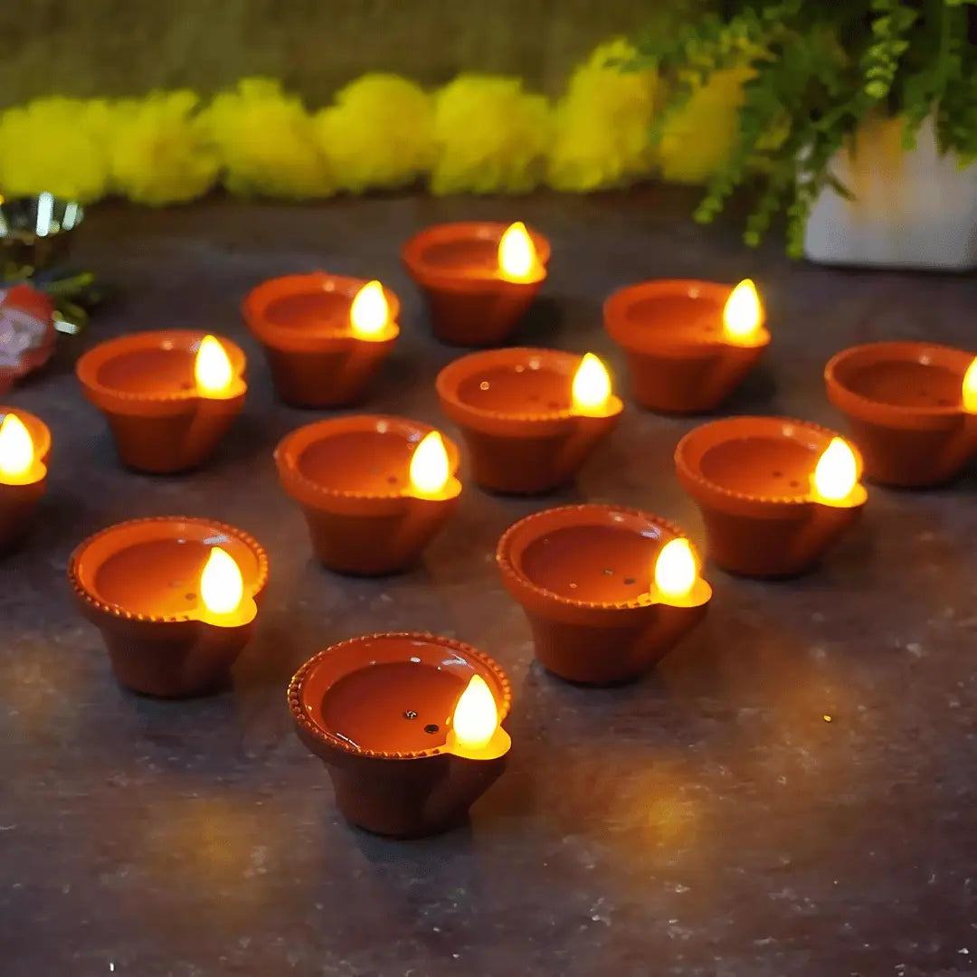 Water Diyas for Decoration | Kids & Pets Friendly