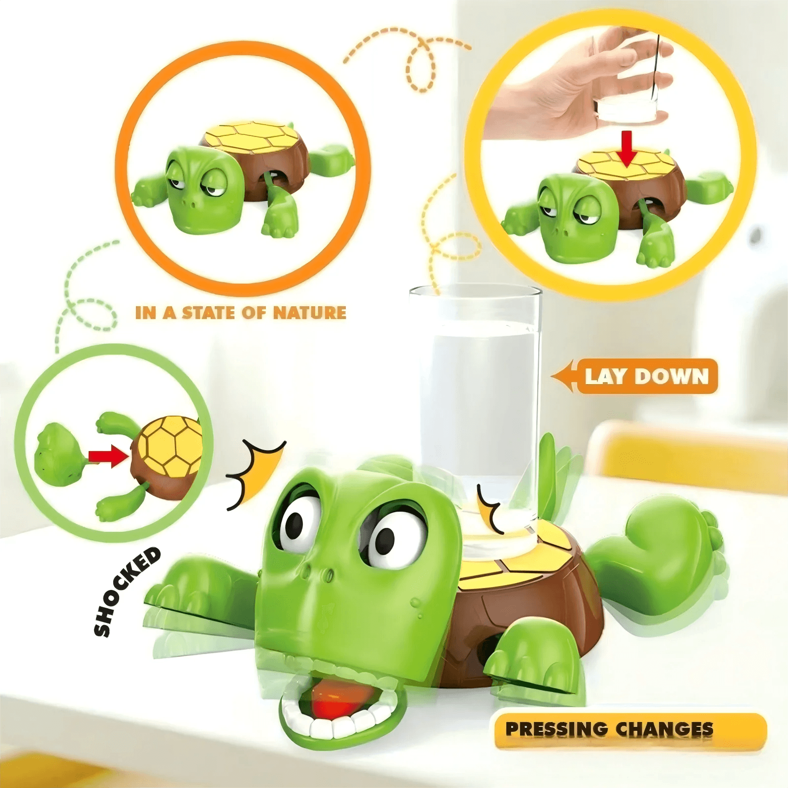 Turtle Cup Holder, Funny Expression, Turtle Drink Coaster Holder - ZenGoods