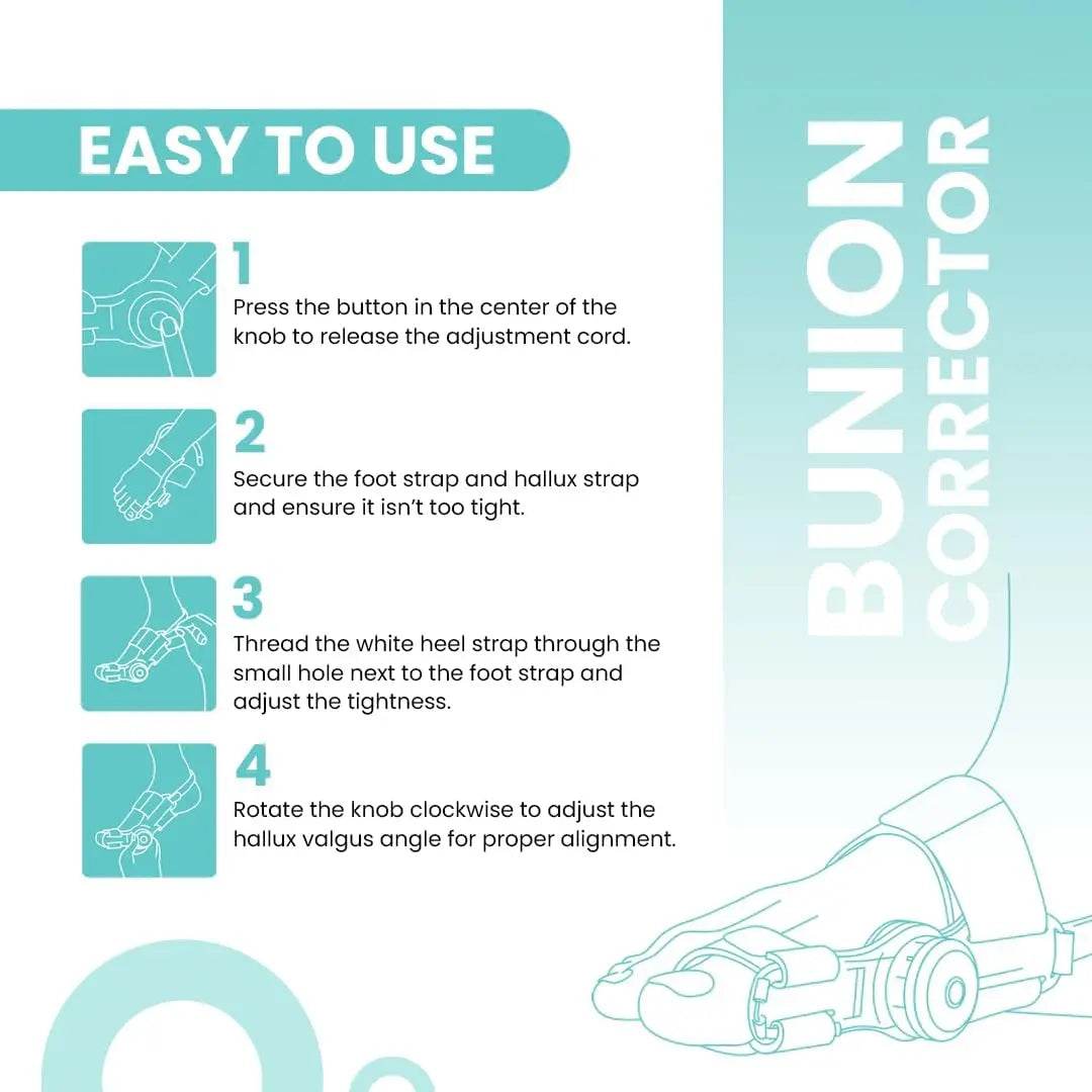 Bunion Splint Pad,Toe Straightener Bunion Corrector - ZenGoods