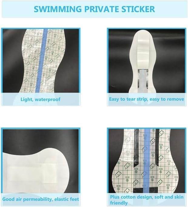 Women's Waterproof Swimming Stickers | Dirt Prevention for Daily Activities | Pack Of 7 - ZenGoods