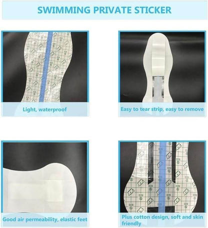 Women's Waterproof Swimming Stickers | Dirt Prevention for Daily Activities | Pack Of 7 - ZenGoods