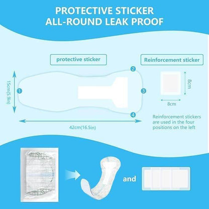 Women's Waterproof Swimming Stickers | Dirt Prevention for Daily Activities | Pack Of 7 - ZenGoods