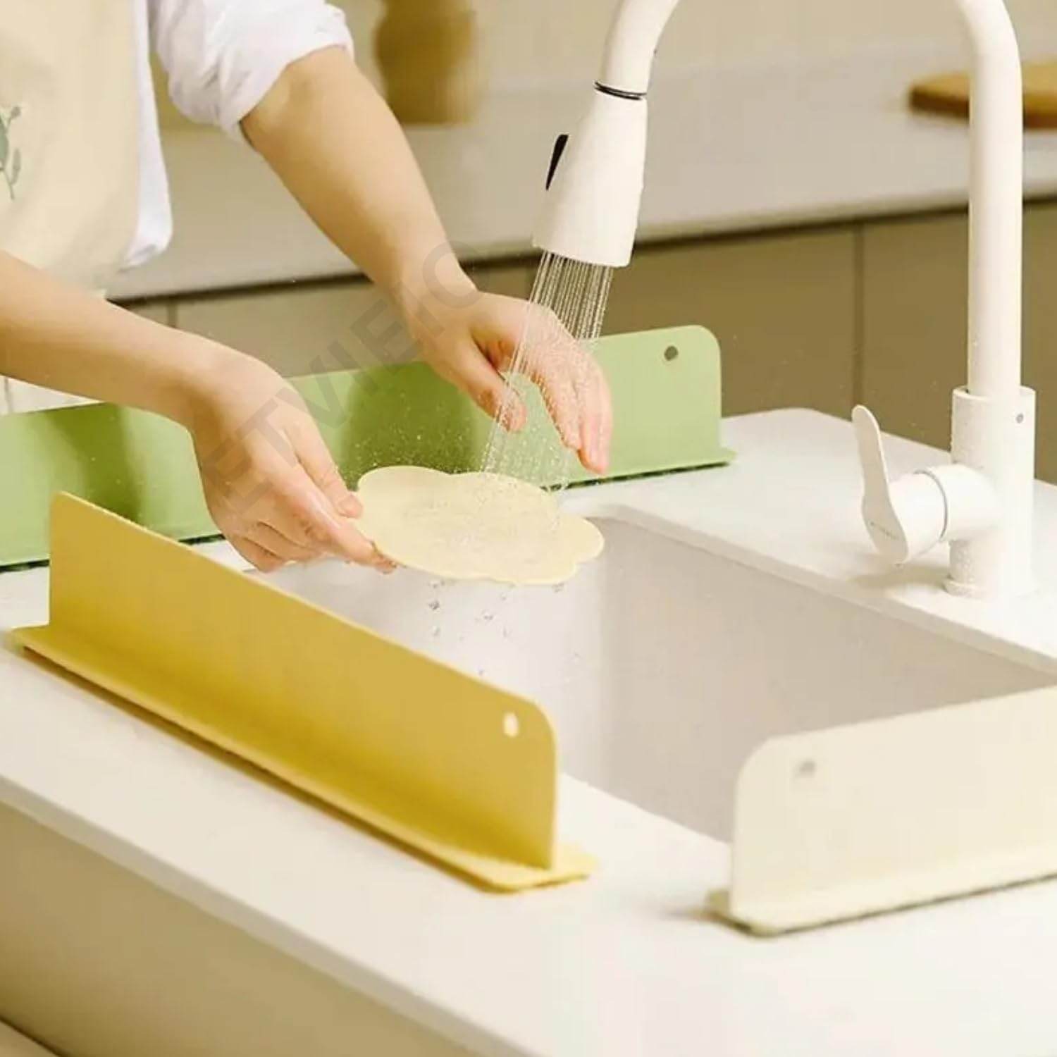 Sink Anti-Splash Baffle | Silicone Suction Cup - ZenGoods