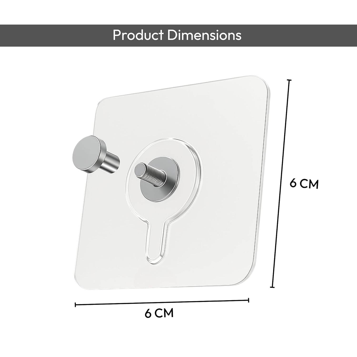 Photo Frame Hooks for Wall Without Drilling | Pack of 10 - ZenGoods