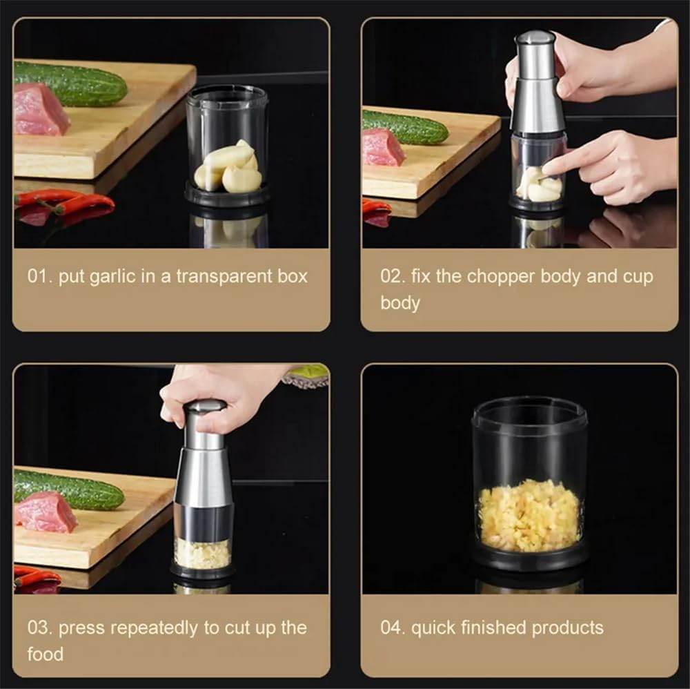 Garlic Crusher Garlic Chopper for Kitchen - ZenGoods