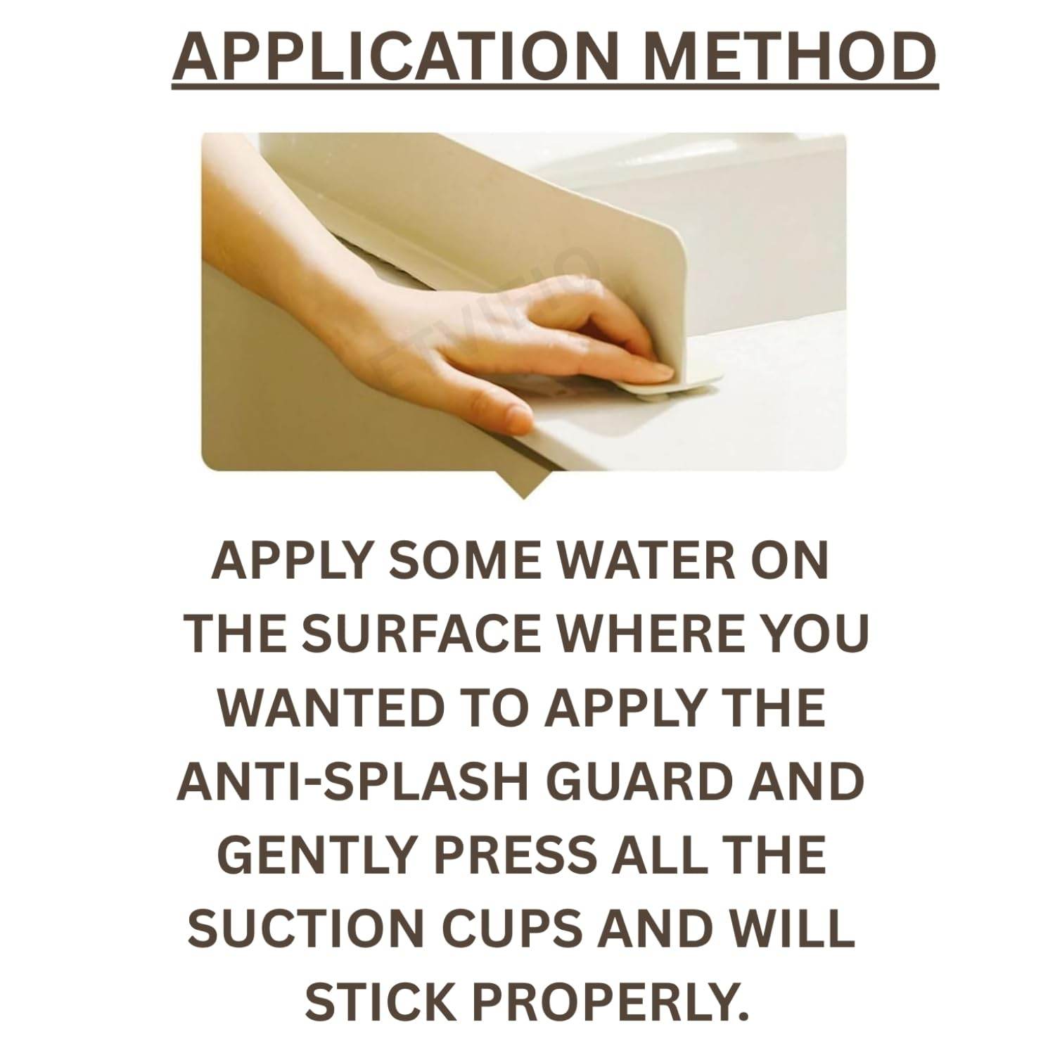 Sink Anti-Splash Baffle | Silicone Suction Cup - ZenGoods
