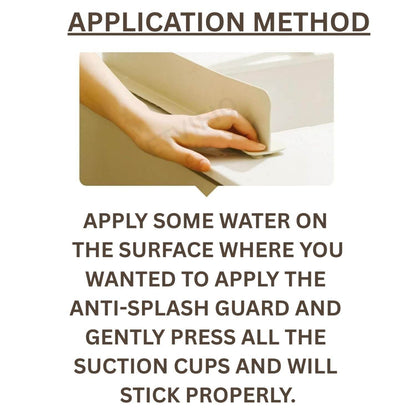 Sink Anti-Splash Baffle | Silicone Suction Cup - ZenGoods