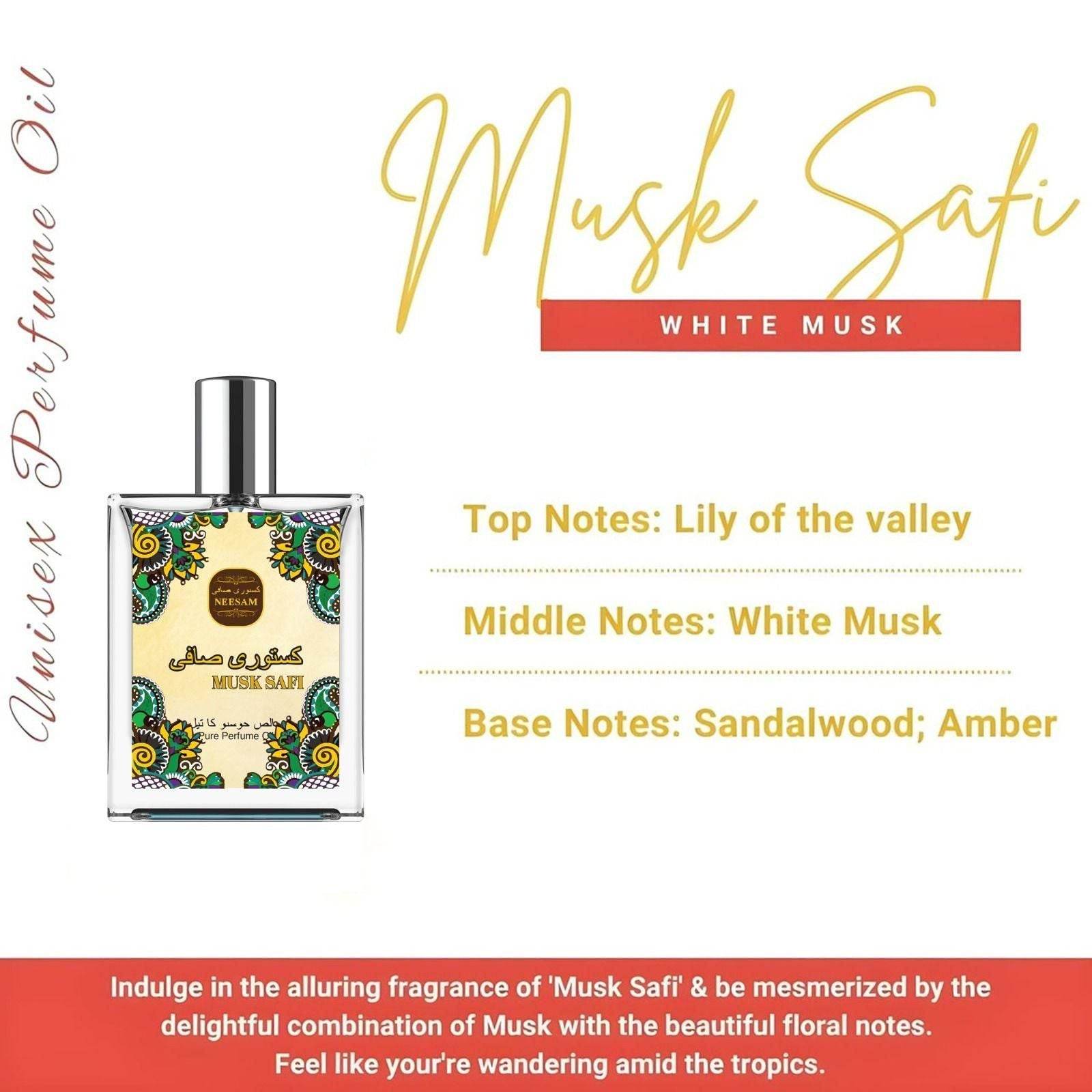 Musk Safi Pure Perfume Oil 50ML - ZenGoods