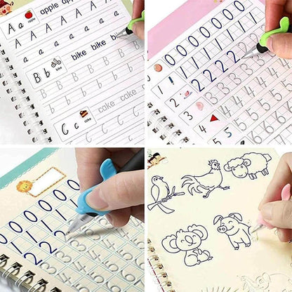 Sank Magic Practice Book (4 BOOK +1 PEN + 10 REFILL) - ZenGoods