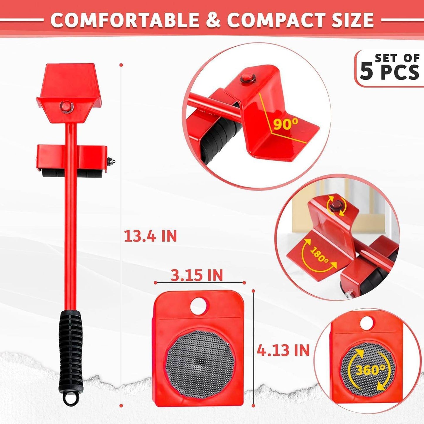 Furniture Lifter Mover Tool Set Heavy Duty Furniture Lifter Mover Tool Set - ZenGoods