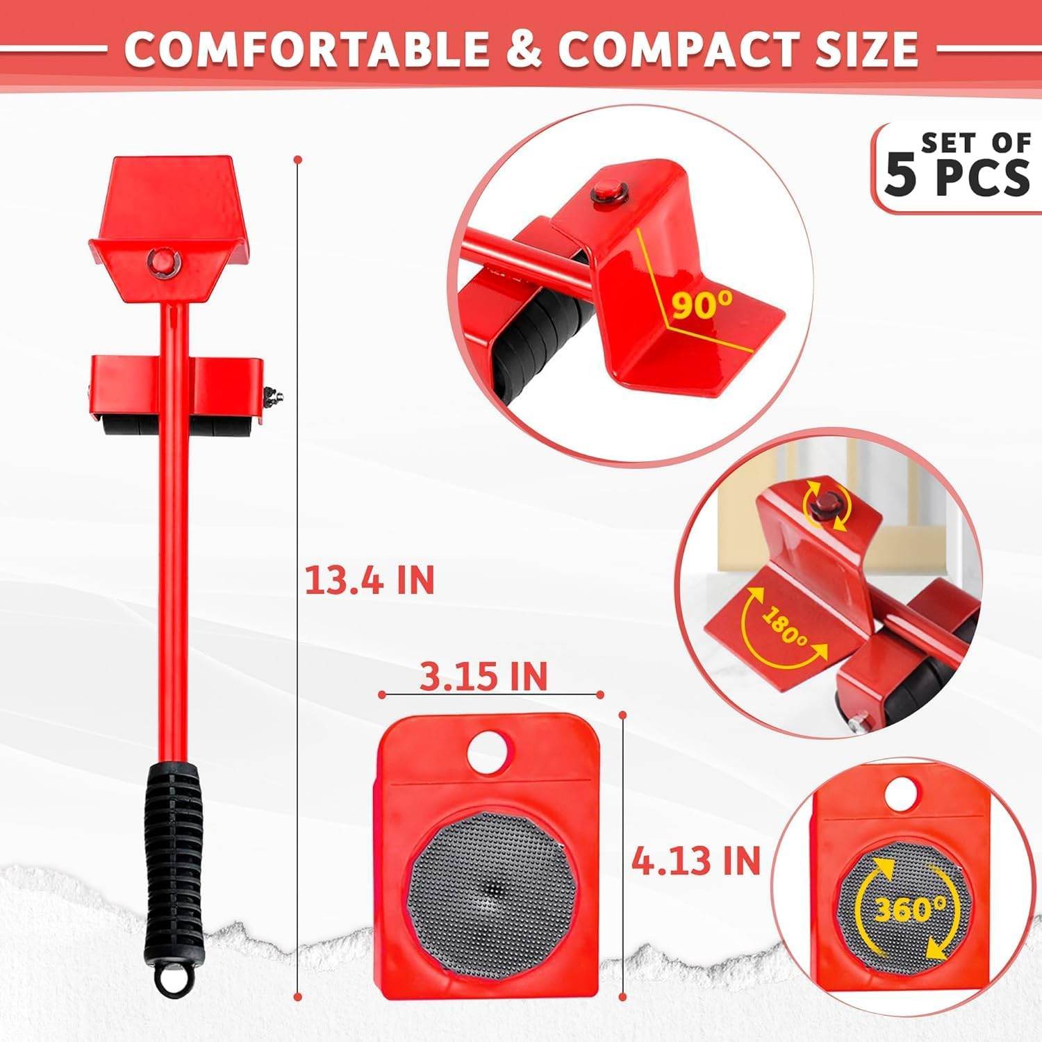 Furniture Lifter Mover Tool Set Heavy Duty Furniture Lifter Mover Tool Set - ZenGoods