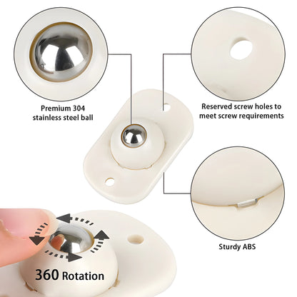 Heavy Duty 360° Moving Wheels (PACK OF 12)