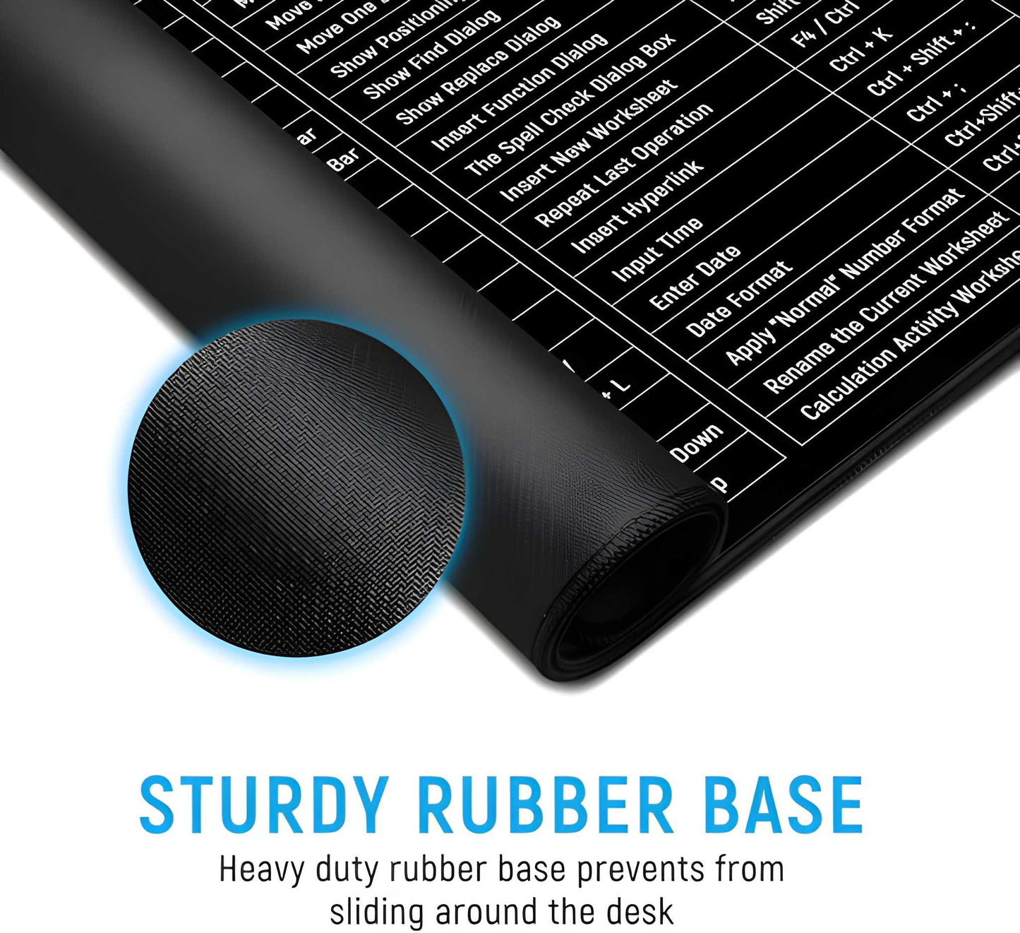 Anti-slip Keyboard Pad with Shortcut Key Patterns